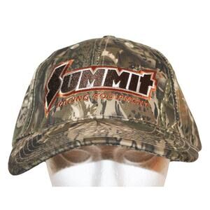 Summit Racing Equipment Camouflage Sport Cap - One Size Adult Camo Brown Oak Hat